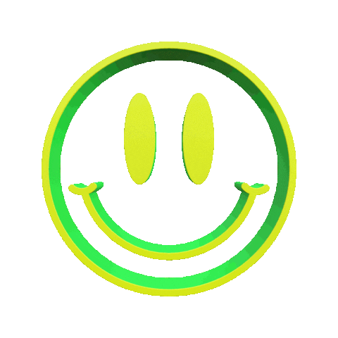Smiley Face 3D Sticker by Sneaker Con