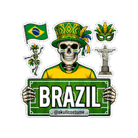 Copa Del Mundo Halloween Sticker