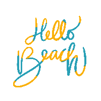 summer hello Sticker