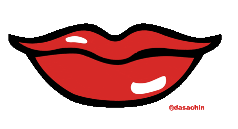 Lips Love Sticker by da sachin