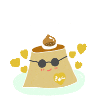 Pudding ぷりん Sticker