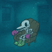 Sitting Still Waiting GIF by Oddsturgeon