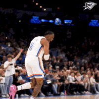 Celebrate Lets Go GIF by OKC Thunder