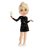 Party Glitter Sticker