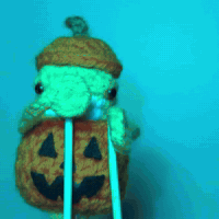 Frog Crochet GIF