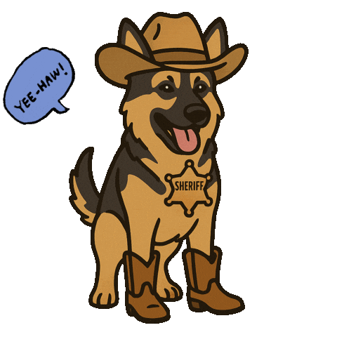 K9GRAPHICS giphyattribution sheriff german shepherd k9 Sticker