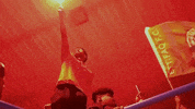 Ettifaq football flag fan fireworks GIF