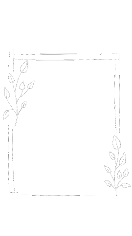 Frame Leaves Sticker by Roman
