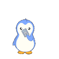 Excited Trading Cards Sticker by Pudgy Penguins