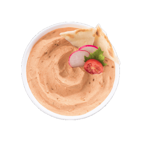 yazalabneh giphygifmaker spicy chili hummus Sticker