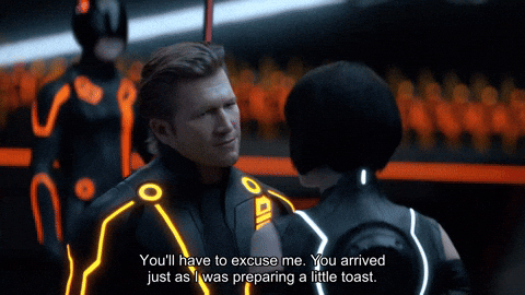 Excuse Me Tron GIF by Goldmaster