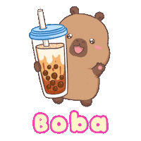 Happy Bubble Tea Sticker