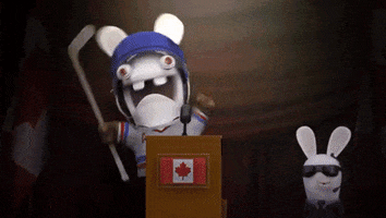 Hockey Celebrate GIF by Ubisoft Canada