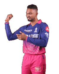 Halla Bol Pink Sticker by Rajasthan Royals