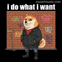 You Cant Tell Me What To Do Shiba Inu GIF by Doge Pound