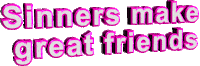 pink sinners Sticker by AnimatedText