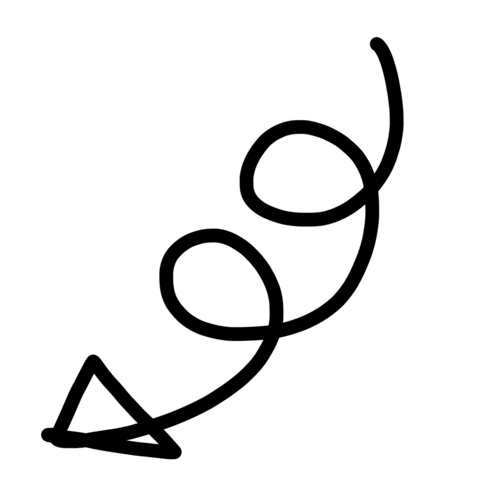 Ru66ishGame giphyupload arrow ここ 矢印 Sticker