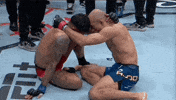 Mixed Martial Arts Hug GIF by UFC