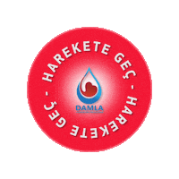 Rozet Hareketegec Sticker by Uluslararası Damla Gönüllüleri