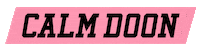 Calm Down Chill Out Sticker by SKIVE