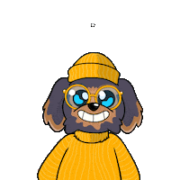 I Love You Dog Sticker by BoDoggos