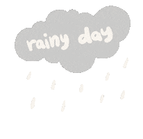 Raining Rainy Day Sticker by Demic
