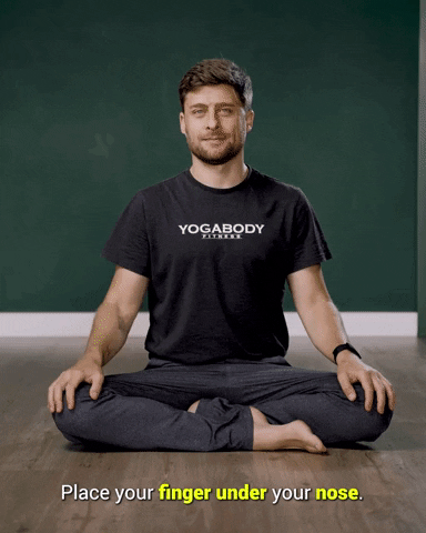 Yoga Breathing GIF by YOGABODY