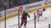 Happy Celebration GIF by Columbus Blue Jackets