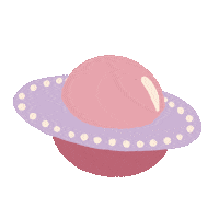 Space Planet Sticker