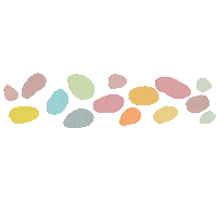 shafiyyatulzahra abstract pastel bubble round Sticker