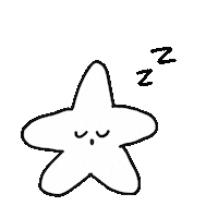Star Sleep Sticker
