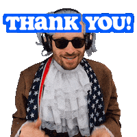 Heart Thank You Sticker