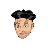 Palsofdudesy space podcast hat pod Sticker