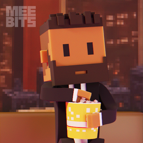 Crypto Popcorn GIF by Meebits