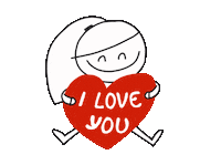 I Love You Heart Sticker