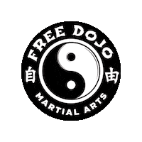 deportefree kickboxing kick boxing free dojo freedojo Sticker