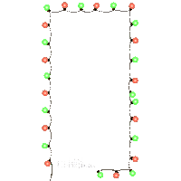 Lights Frame Sticker by Last Christmas