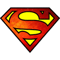 Man Of Steel Fire Sticker