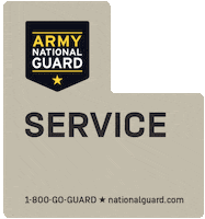National Guard Service Sticker by California Army National Guard