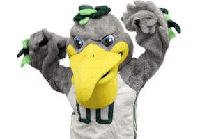 Green Wave Riptide Sticker by Tulane University