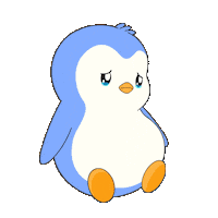 Sad Good Bye Sticker by Pudgy Penguins