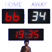 34 Away Sticker