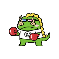Fight 怒る Sticker