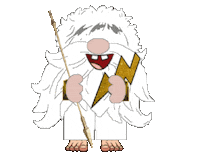 Father Sky Sticker
