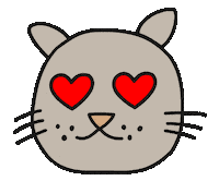 Cat Valentine Sticker by Thank You Coffee