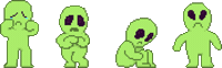 Sad Pixel Sticker