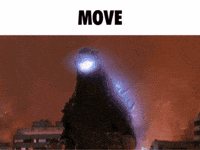 Godzilla Against Mechagodzilla Move GIF