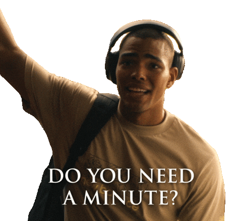 Zion Need A Minute Sticker by HBO Max