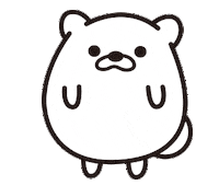 Tired Puppy Sticker