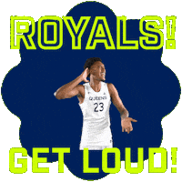 Get Loud Royals Sticker by Queens University of Charlotte Athletics